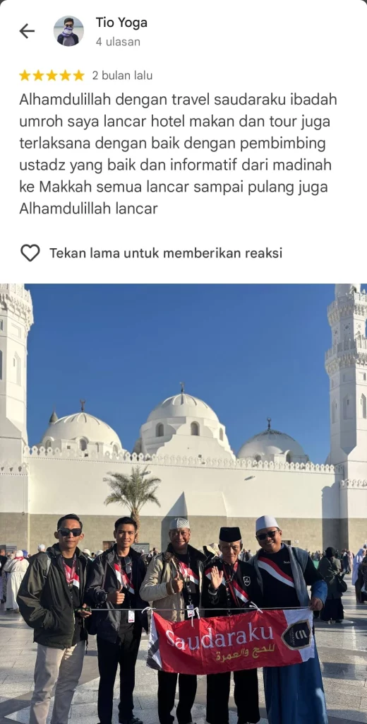 Testimoni Jamaah Travel Haji Umroh Saudaraku (2)