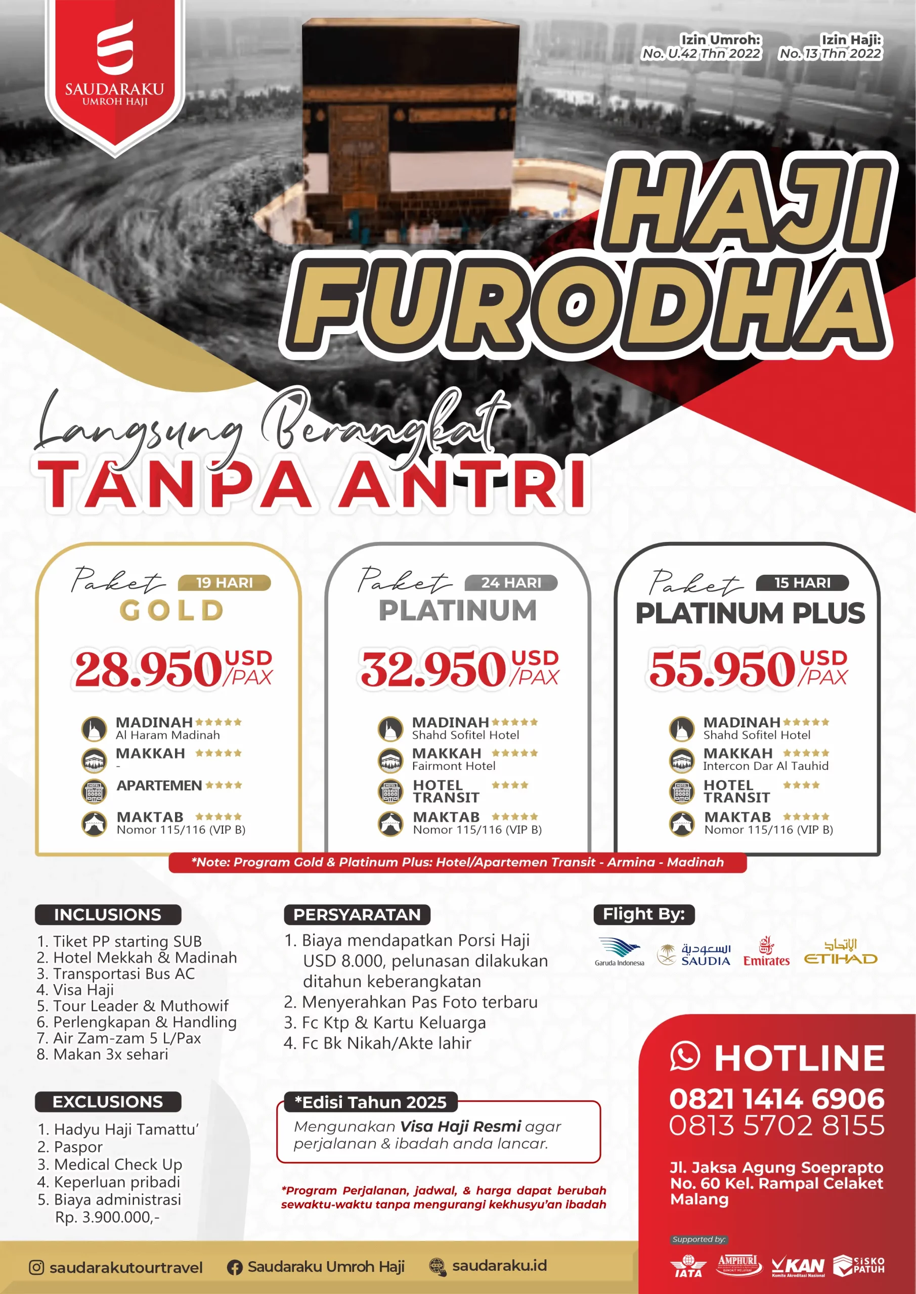Paket Haji Furodha