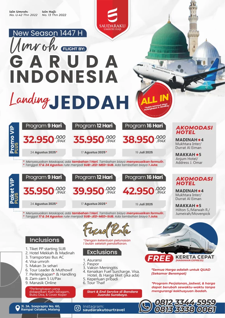 Paket Umroh Garuda