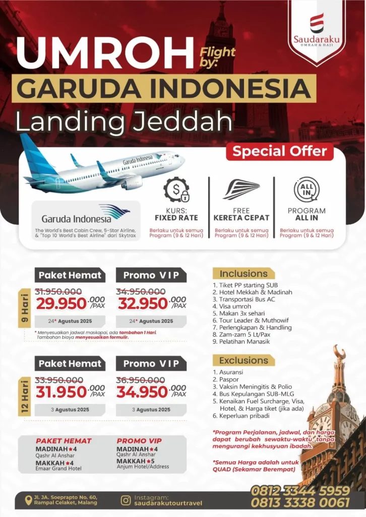 Umroh Reguler Spesial Offer