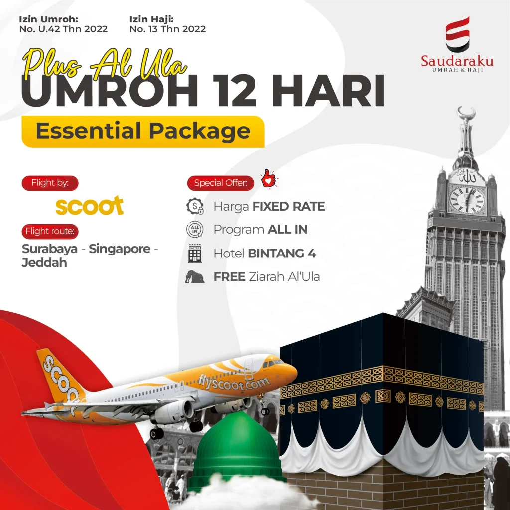 umroh 12 hari plus Al ula