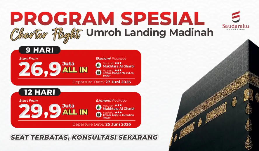 Promo Umroh Charter Flight