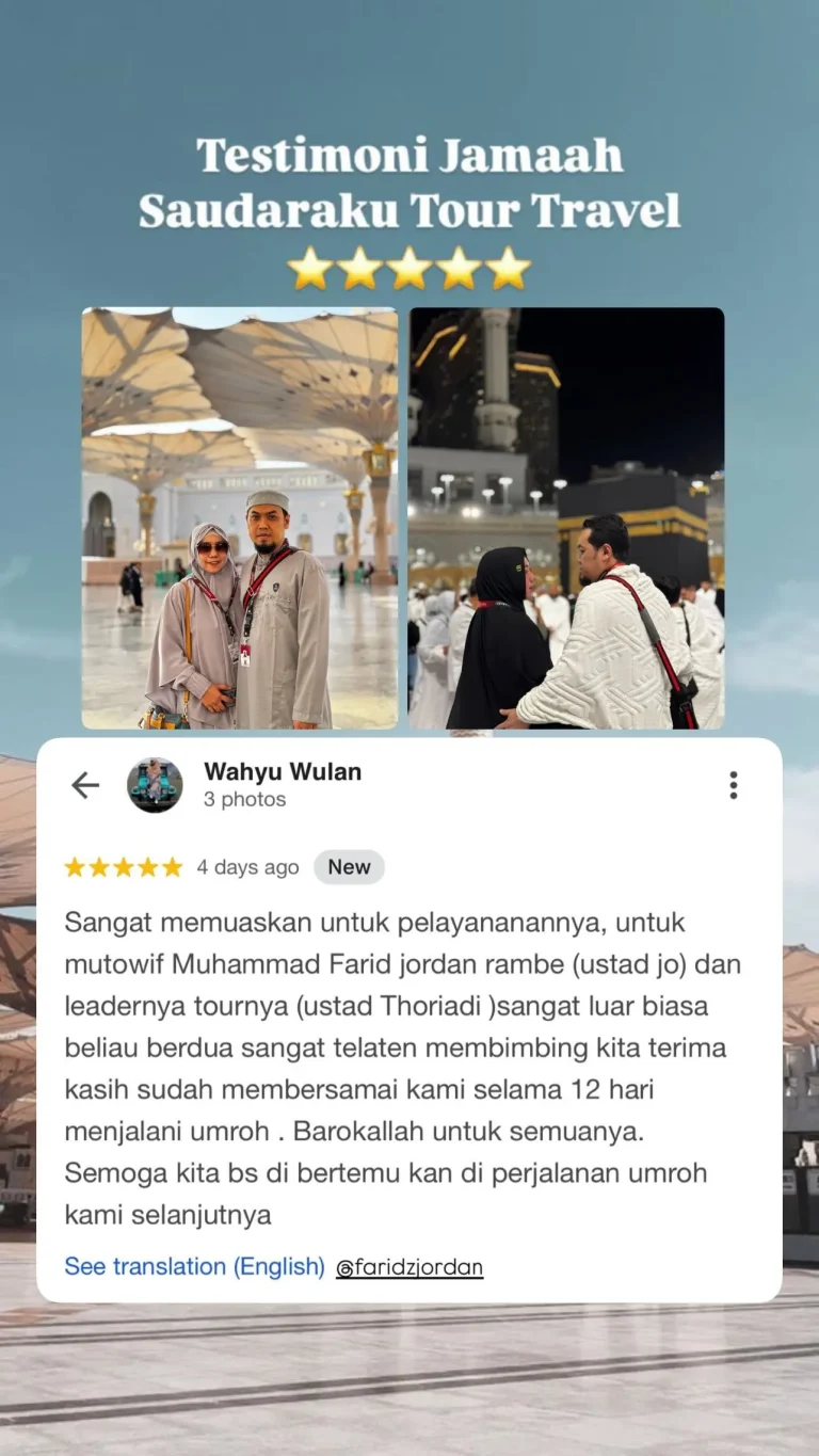 Testimoni jamaah Saudaraku Travel (10)