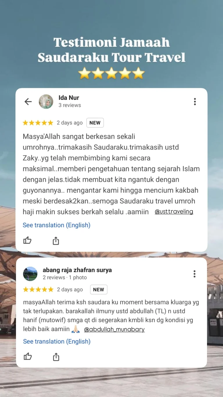Testimoni jamaah Saudaraku Travel (14)