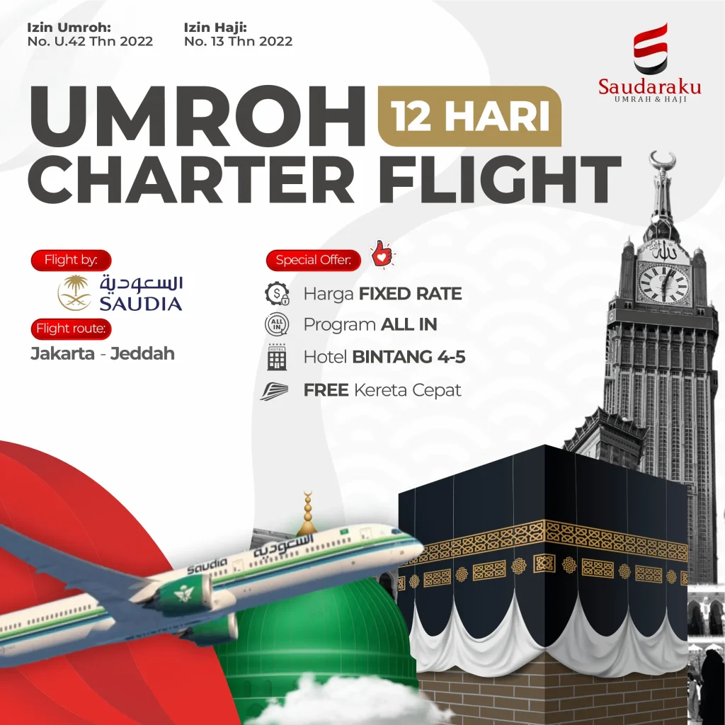 Umroh 12 Hari Charter Flight Saudia (1)