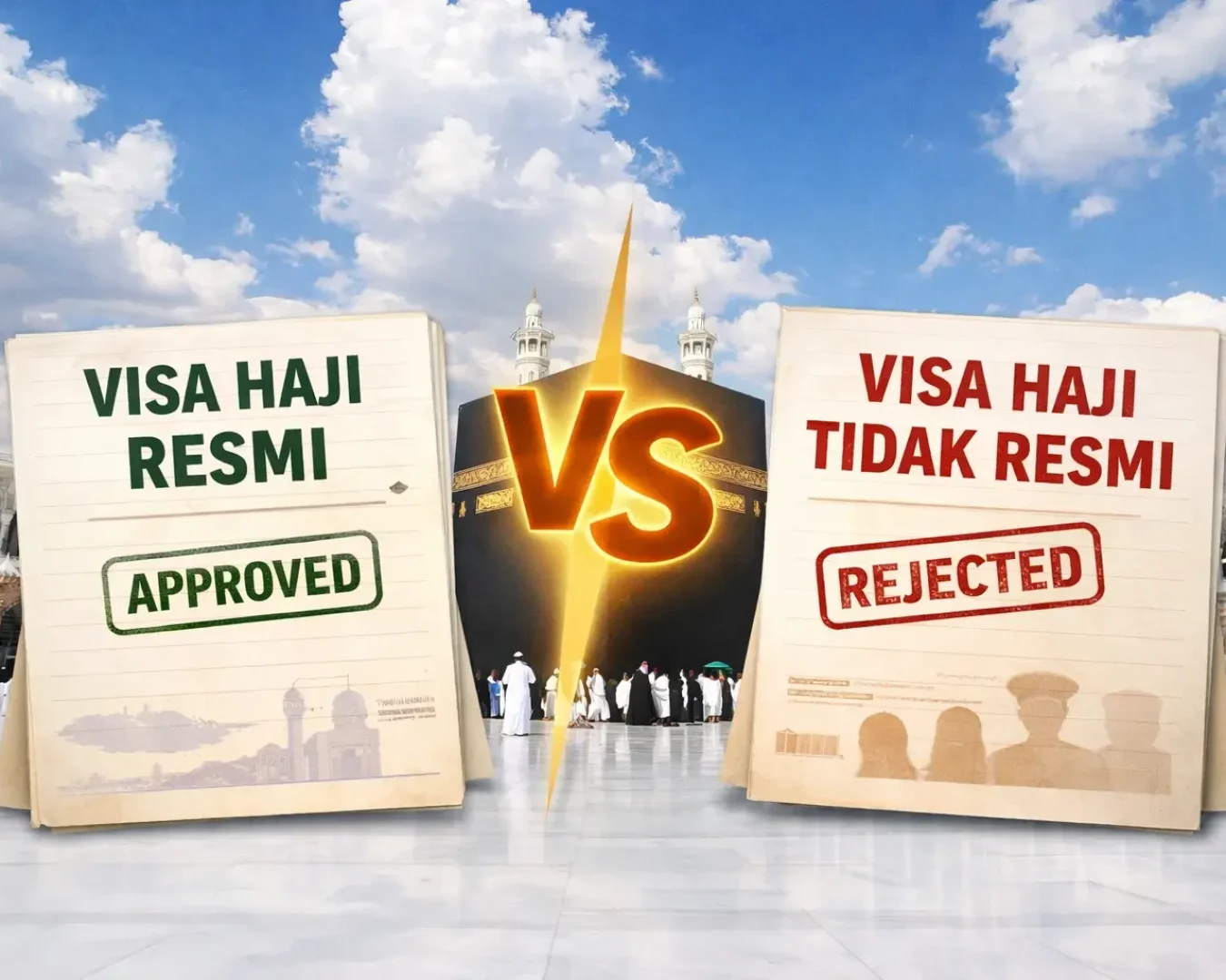 Jenis Visa Haji Resmi dan Tidak Resmi